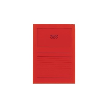 ELCO Pochette transparente Ordo Classico Rouge, 100 pièces ELCO Pochette transparente Ordo Classico Rouge, 100 pièces