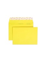 Elco Couvert Color C6 gelb ohne Fenster, 25 Stück, 100 gm2
