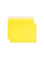 Elco Couvert Color C5 gelb ohne Fenster, 25 Stück, 100 gm2