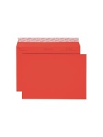 Elco Couvert Color C5 rot ohne Fenster, 25 Stück, 100 gm2