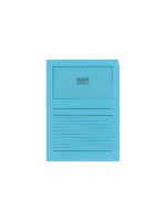 ELCO Carte double avec enveloppe Color A6/C6 Bleu, 20 Pièce/s