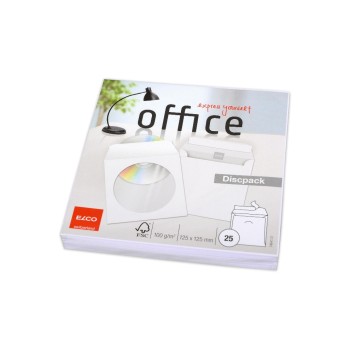 ELCO Enveloppe avec fenêtre CD/DVD 12.5 x 12.5 cm, 25 Pièce/s