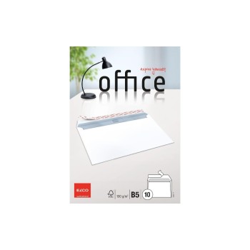 ELCO Enveloppe Office B5, Sans fenêtre, 10 Pièce/s