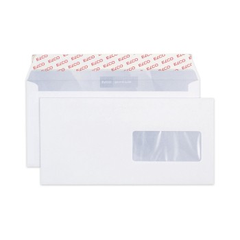 ELCO Enveloppe avec fenêtre Premium C5/6, Droite, 500 Pièce/s