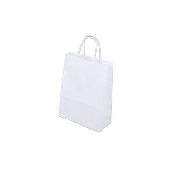 ELCO Sac cadeau 22 x 10 x 29 cm, 50 pièces, Blanc