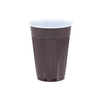 Elco Automatenbecher 1.8dl, 100 Stk, braun-white, PS / Polystyrol Elco Automatenbecher 1.8dl, 100 Stk, braun-white, PS / Polystyrol