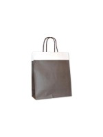 ELCO Sac cadeau 35 x 13 x 31 cm, 25 Pièce/s, Brun/Argenté