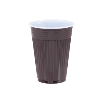 Elco Einweg-Kaffeebecher 1.8 dl, 3000Stück, Aus Polystyrol (PS), Braun