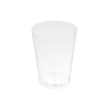 Elco Einweg-Weissweinbecher 1dl, 150 Stück, 5.5x23 cm, aus Polystyrol (PS), Transparent