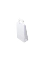 Elco Papiertasche with Flachhenkel, 50 Stk, 22 x 10 x 29 cm, Papier 90 g/m², white FSC