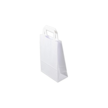 ELCO Sachet cadeau avec anse plate 22 x 10 x 29 cm 50 Pièce/s, Blanc