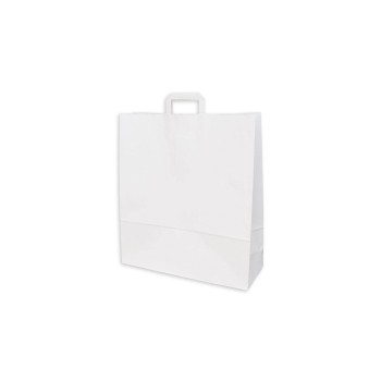 ELCO Sachet cadeau avec anse plate 45 x 15 x 49 cm 50 Pièce/s, Blanc