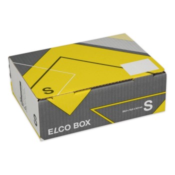 Elco Versandbox S, with Steckverschluss, 250 x 175 x 80 mm, automatisches Aufrichten