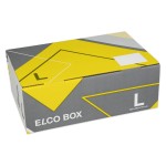 Elco Versandbox L, with Steckverschluss, 395 x 250 x 140mm, automatisches Aufrichten