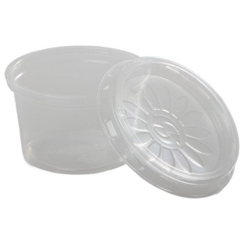 ELCO Dressingschale 30ml, 50 Stück, with Deckel,Transparent, Kunststoff