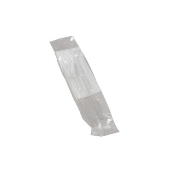 ELCO Besteck 3er Set, 100 Stück, Gabel-Messer-Serviette,Kunststoff ELCO Besteck 3er Set, 100 Stück, Gabel-Messer-Serviette,Kunststoff