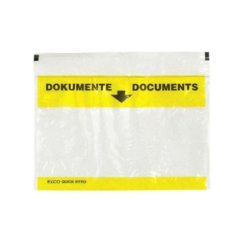 Elco Quick Vitro Dokumentencase yellow,, C6, 250er Schachtel,