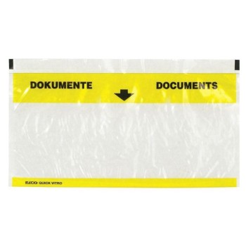 Elco Quick Vitro Dokumentencase yellow,, C5/6, 250er Schachtel,
