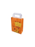 ELCO Sachet cadeau Couleur Animal Girafe 18 x 8 x 26 cm, 50 pièces