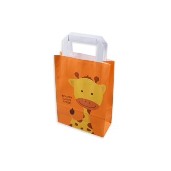 ELCO Sachet cadeau Couleur Animal Girafe 18 x 8 x 26 cm, 50 pièces ELCO Sachet cadeau Couleur Animal Girafe 18 x 8 x 26 cm, 50 pièces