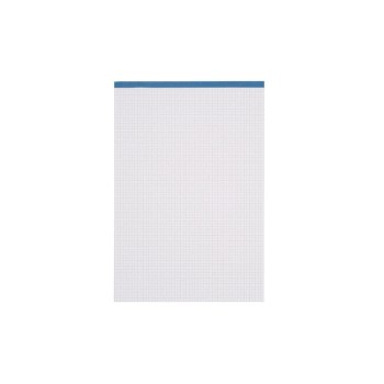 Elco Neutraler Block, A4, 5mm, hochweiss,perforiert, kariert,