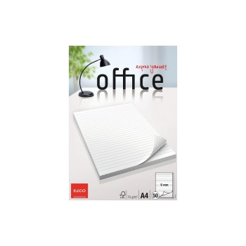 Elco Office Schreibblock, liniert, 9mm, 70g/m2, 1 Block à 100 Blatt
