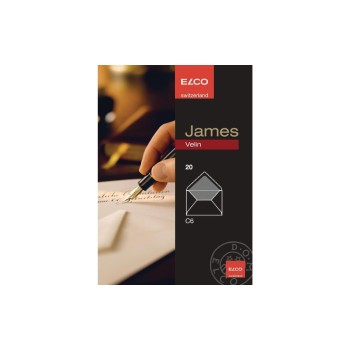 ELCO Enveloppe James Velin C6 sans fenêtre, 20 pièces