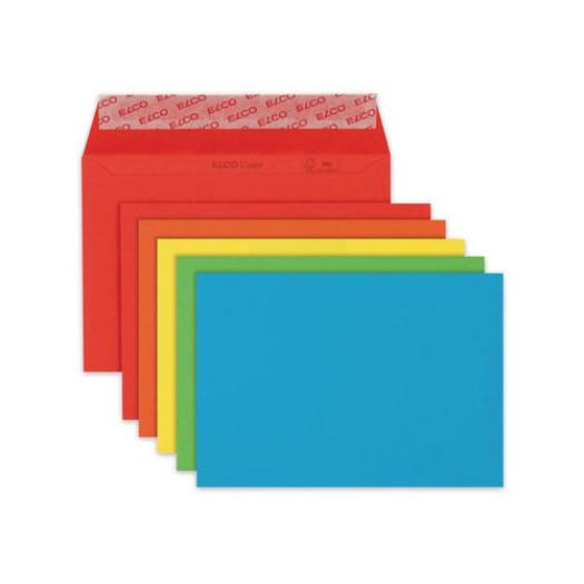ELCO Enveloppe Color C6 Assortis, 20 pièces