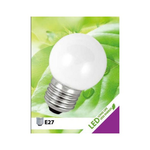 LED Mini Lampe blanc, E27, 230V, 45mm Durchmesser, 20'000h
