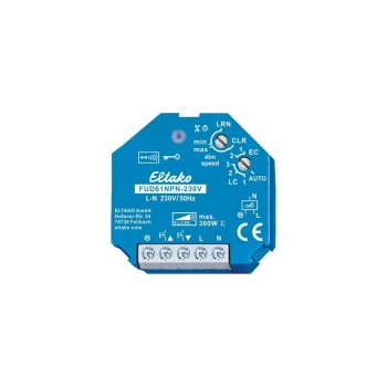 Eltako FUD61NPN-230 V Plastique encastré bleu