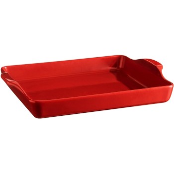 Emile Henry Focaccia Form red, Keramik, 405 x 315x 69 mm