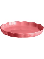Emile Henry Madeleine Rond, en céramique, 31 cm, couleur vanille
