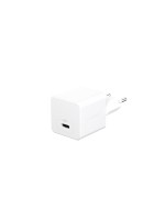 emPower by PanzerGlass Chargeur mural USB Turbo 30 W Single USB-C GaN Argent Blanc