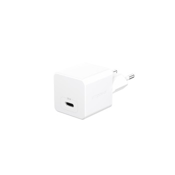 emPower by PanzerGlass Chargeur mural USB Turbo 30 W Single USB-C GaN Argent Blanc