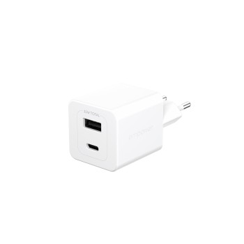 emPower by PanzerGlass Chargeur mural USB Turbo 35 W incl. USB-C + USB-A Argent Blanc