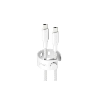 emPower by PanzerGlass Câble USB 2.0 Racing 60 W argent blanc USB-C - USB-C 2 m emPower by PanzerGlass Câble USB 2.0 Racing 60 W argent blanc USB-C - USB-C 2 m