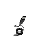 emPower by PanzerGlass Câble USB 2.0 Magnétique 240 W Univers Noir USB C - USB C 1.5 m