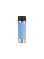 Emsa Gobelet isotherme Travel Mug Waves 500 ml, poudre bleue