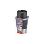 Emsa Travel Mug Compact 0.3L black , vakuumisolierter Edelstahlkörper,100% dicht