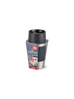Emsa Travel Mug Compact 0.3L Schwarz, vakuumisolierter Edelstahlkörper,100% dicht