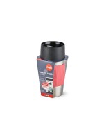 Emsa Travel Mug Compact 0.3L Koralle, vakuumisolierter Edelstahlkörper,100% dicht