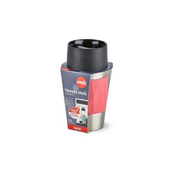 Emsa Travel Mug Compact 0.3L Koralle, vakuumisolierter Edelstahlkörper,100% dicht Emsa Travel Mug Compact 0.3L Koralle, vakuumisolierter Edelstahlkörper,100% dicht