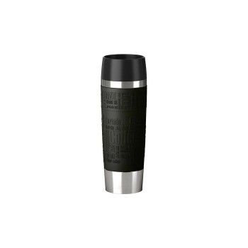 Emsa Travel Mug Grande black , Edelstahl Emsa Travel Mug Grande black , Edelstahl