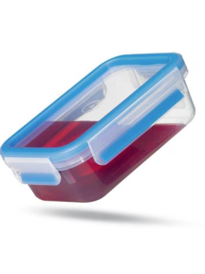 Emsa Box to store food, set of 3 pieces, raspberry, 0.55 liter