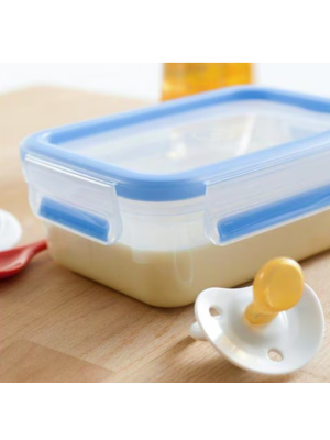 Emsa Frischhaltedosen 3er Set, Fassungsvermögen 0.55 Liter, blue