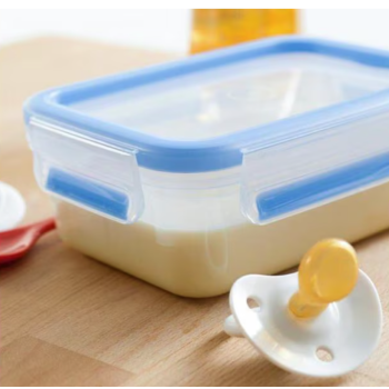 Emsa Boite alimentaire pour conserver, set de 3 pièces, bleu, 0.55 litre