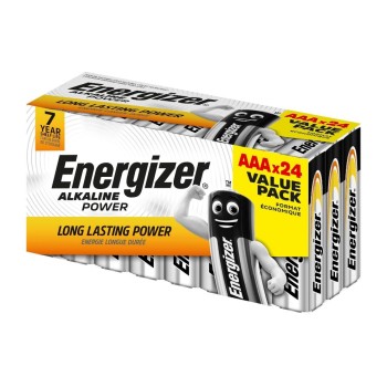 ENERGIZER AlkalinePower AAA 24 Stueck, 24 Stk. plastikfrei ENERGIZER AlkalinePower AAA 24 Stueck, 24 Stk. plastikfrei