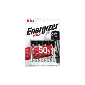 ENERGIZER Max Mignon 4 pieces AA, long lasting ENERGIZER Max Mignon 4 pieces AA, long lasting