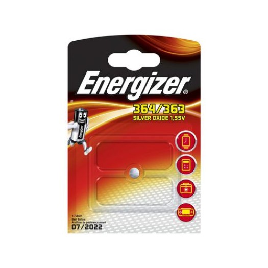 Energizer Pile bouton Silver Oxide 364 / 363 1 Pièce/s