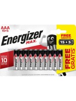 Energizer Pile Max AAA 15+5 pièces